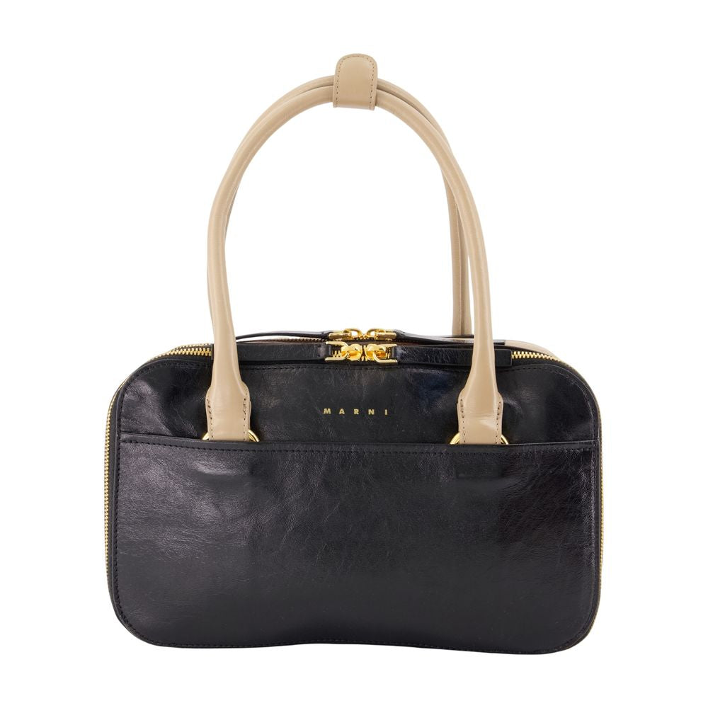 Handtasche Bauletto Small – Marni – Leder – Schwarz
