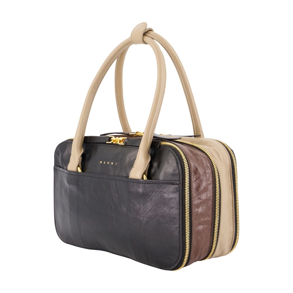 Handtasche Bauletto Small – Marni – Leder – Schwarz