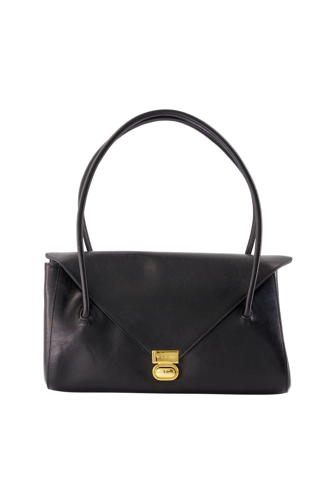 East West Umhängetasche – Marni – Leder – Schwarz