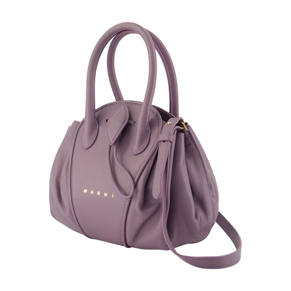 Umhängetasche Tulipea Small – Marni – Leder – Violett
