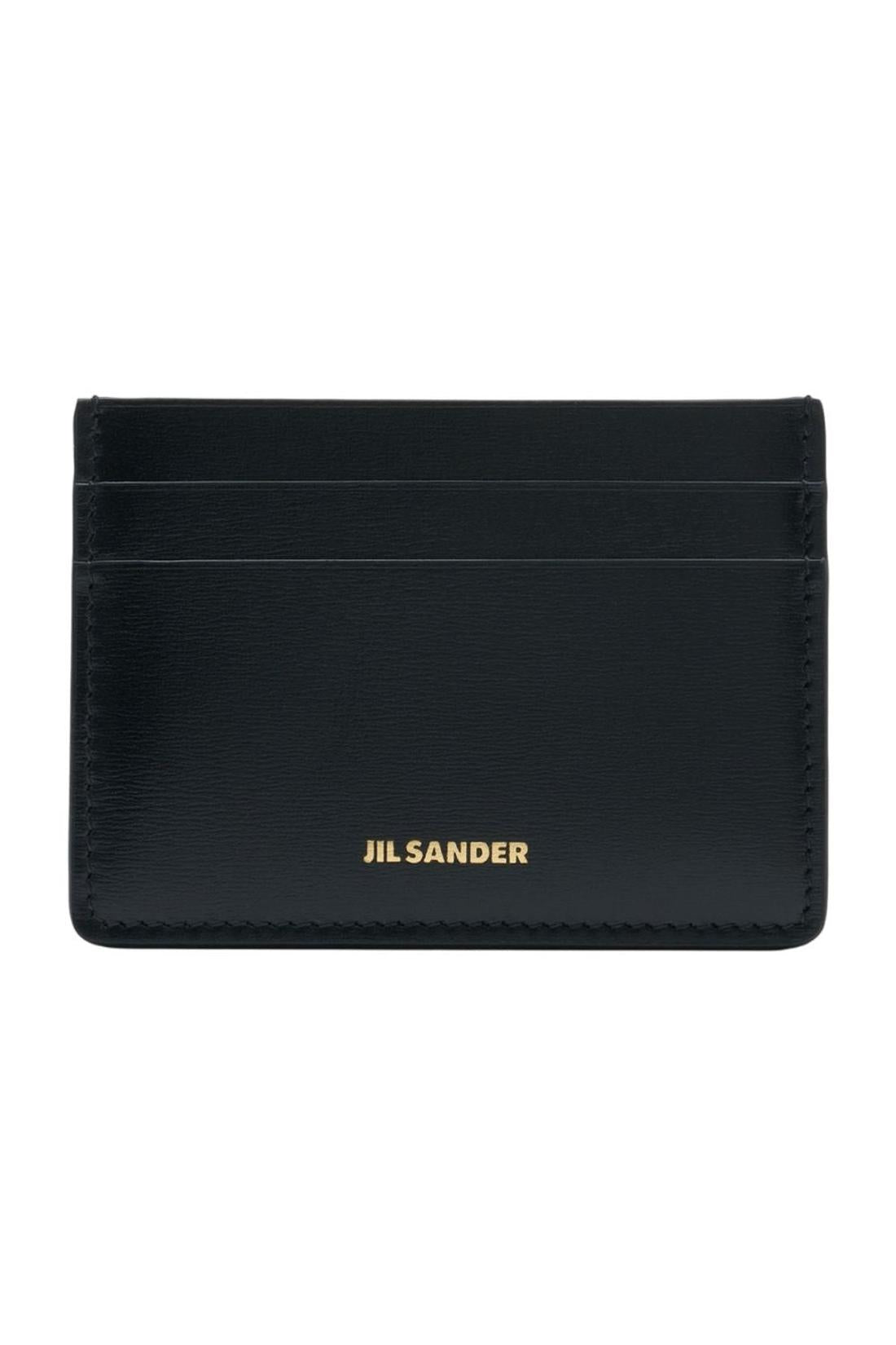 Kartenhalter - Jil Sander - Leder - Schwarz-Outdoor-Jil Sander-OUTLET-One size-black-ARCHIVIST-ARCHIVE-SALE