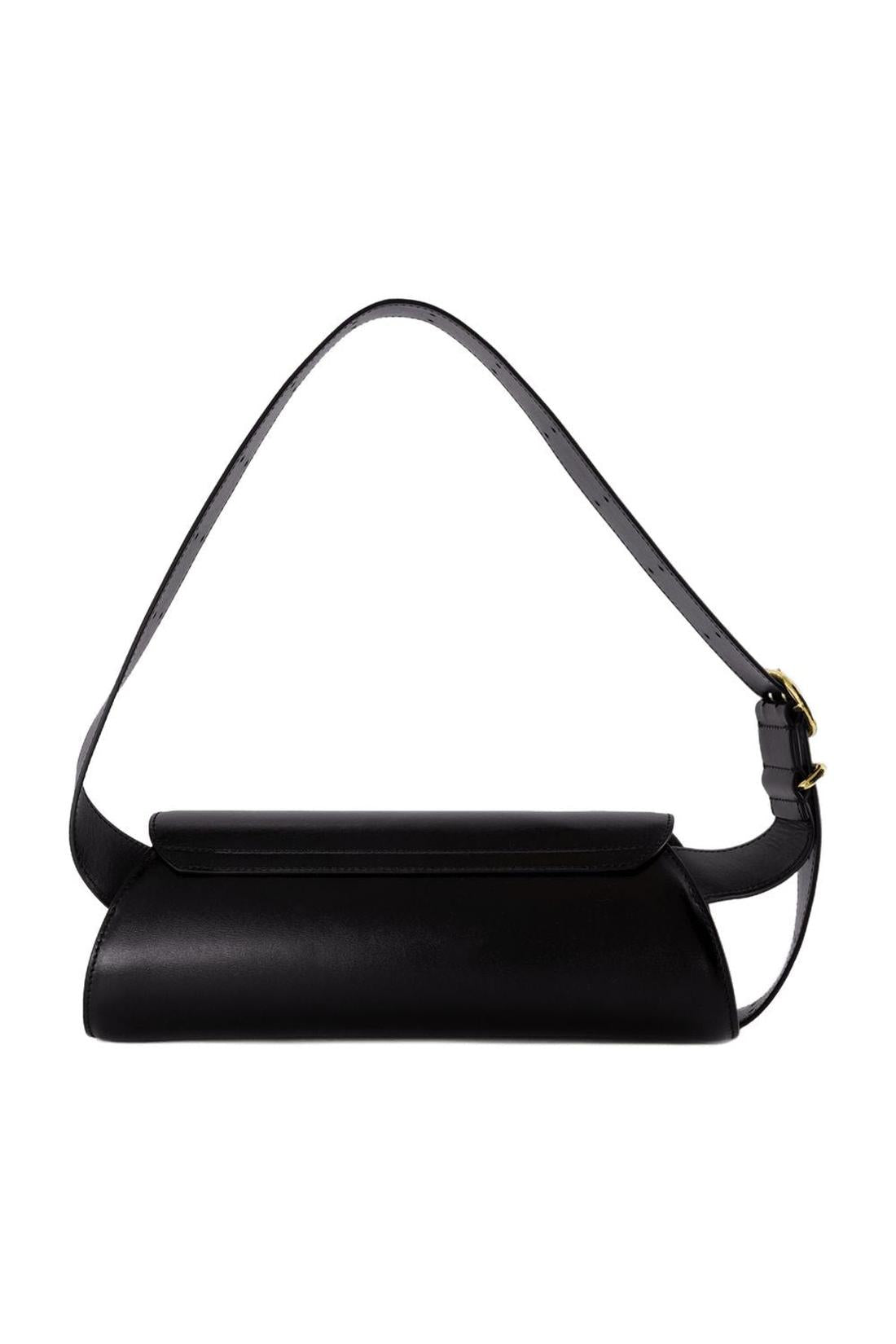 Jil Sander-Cannolo Tasche - Jil Sander - Leder - Schwarz-Taschen-Black-Deal-Outlet-by-ARCHIVIST