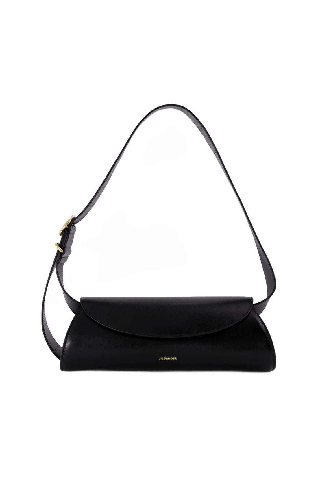 Jil Sander-Cannolo Tasche - Jil Sander - Leder - Schwarz-Taschen-Black-Deal-Outlet-by-ARCHIVIST