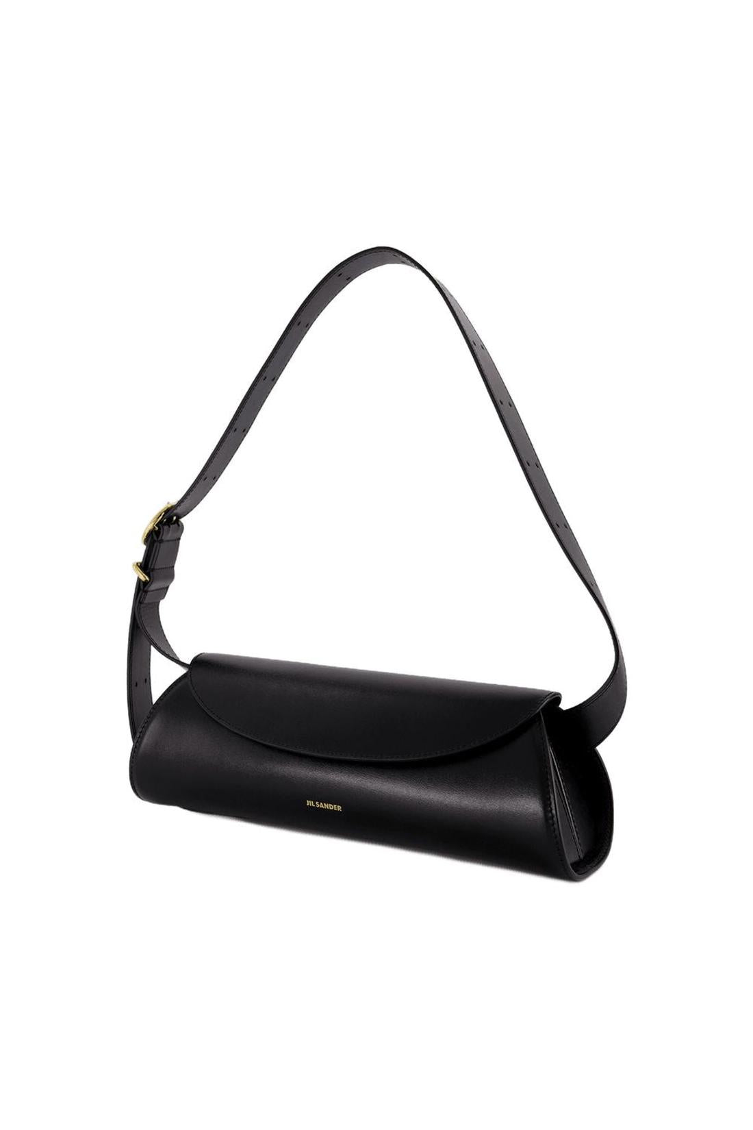 Jil Sander-Cannolo Tasche - Jil Sander - Leder - Schwarz-Taschen-Black-Deal-Outlet-by-ARCHIVIST