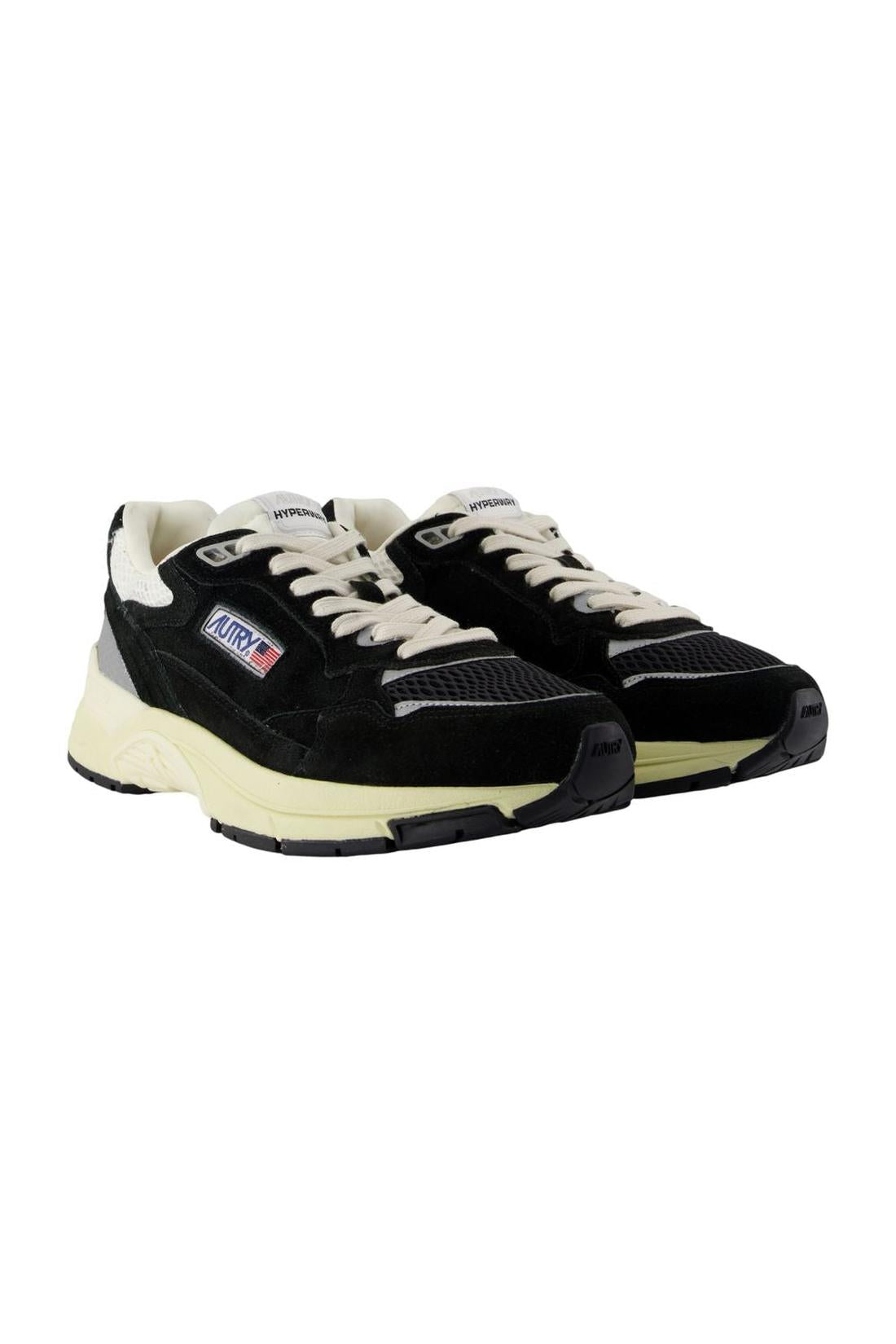Autry-Hyperway Sneakers - Autry - Leder - Schwarz-Sneaker-Black-Deal-Outlet-by-ARCHIVIST