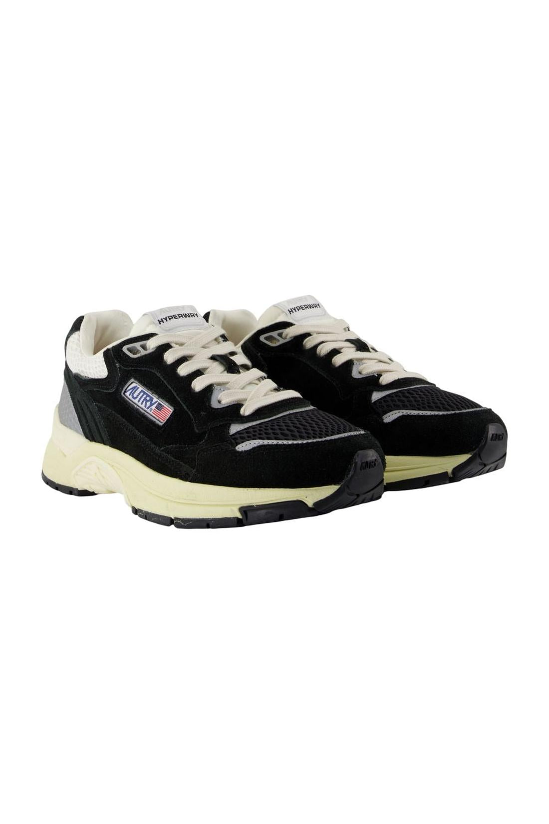 Autry-Hyperway Sneakers - Autry - Leder - Schwarz-Sneaker-Black-Deal-Outlet-by-ARCHIVIST