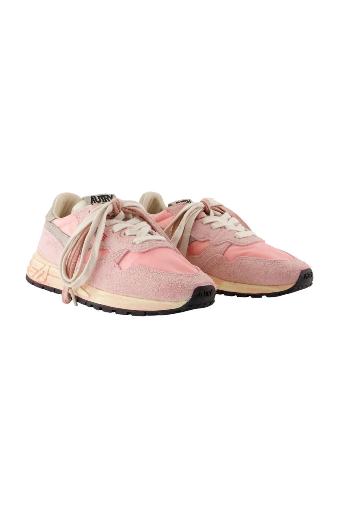 Autry-Sneakers Reelwind Supervintage - Autry - Nylon - Pink-Sneaker-Black-Deal-Outlet-by-ARCHIVIST