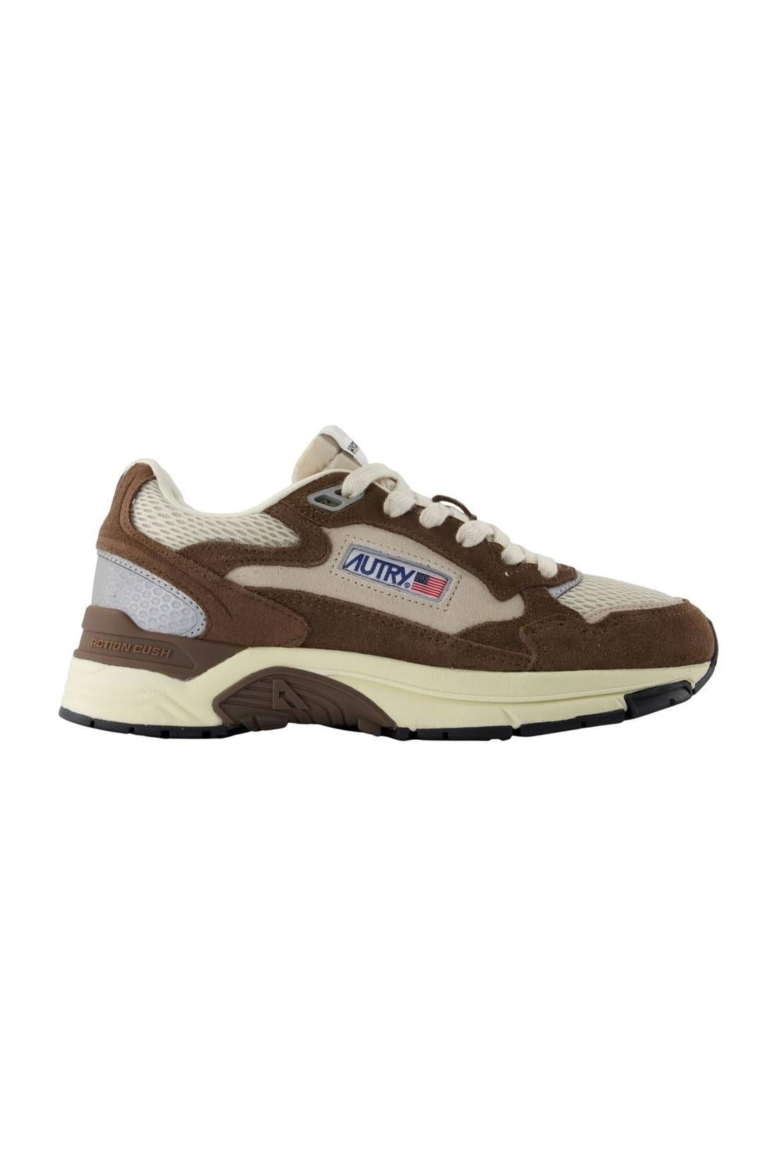 Hyperway Low Sneakers - Autry - Leder - Braun