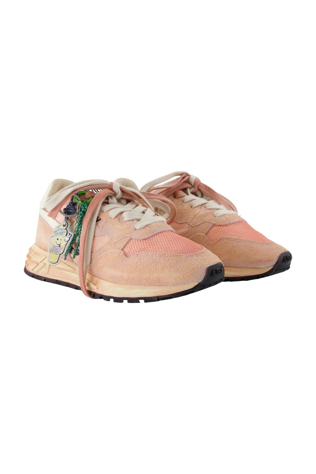 Sneakers Reelwind Sup Vint Low - Autry - Leder - Rosa
