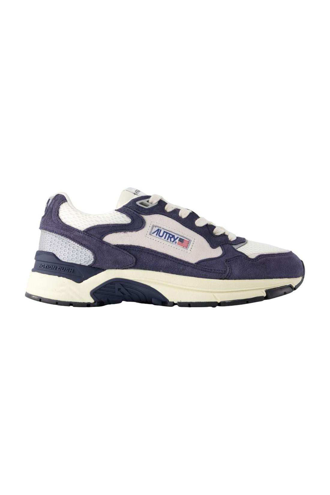 Hyperway Low Sneakers - Autry - Leder - Blau