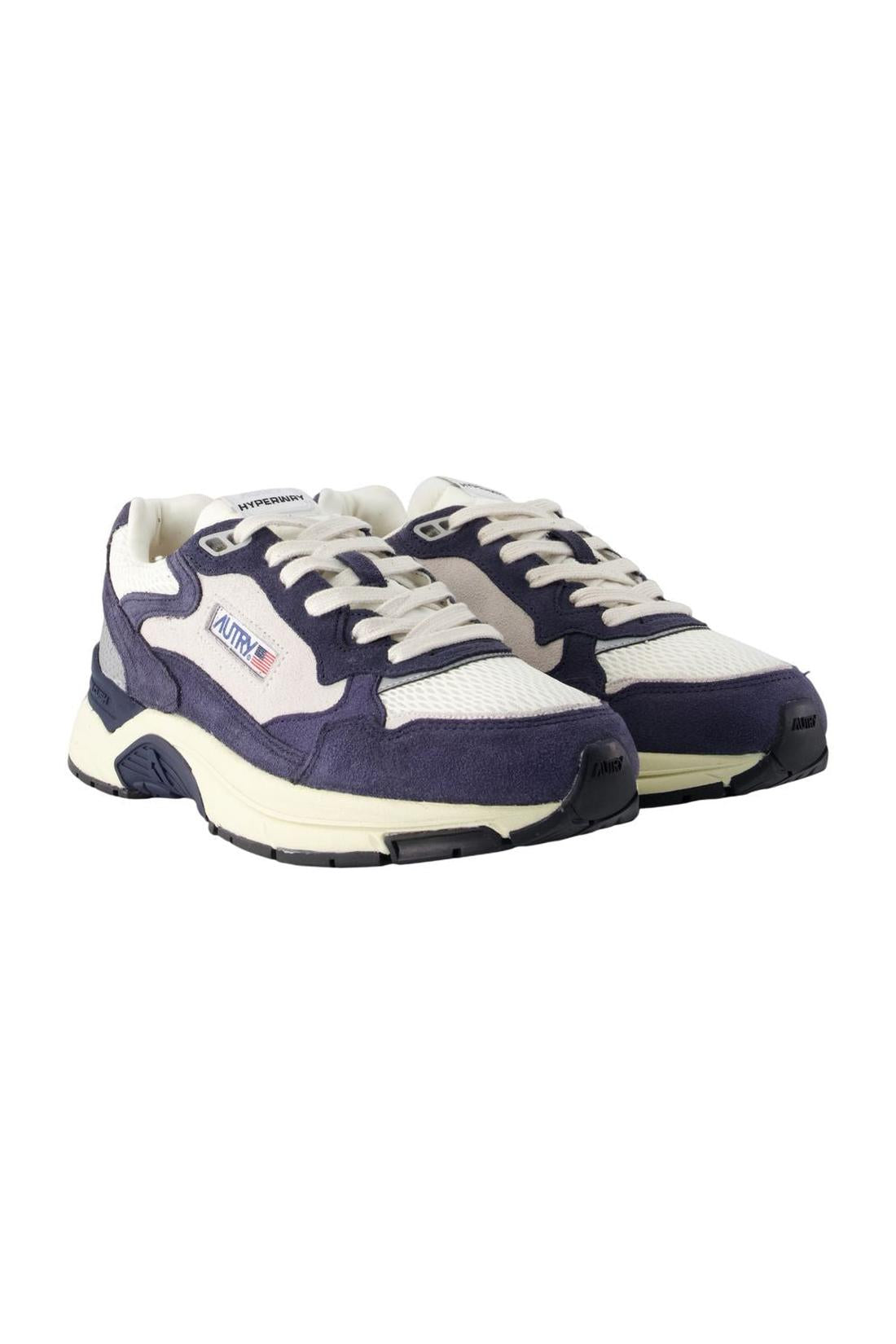 Hyperway Low Sneakers - Autry - Leder - Blau