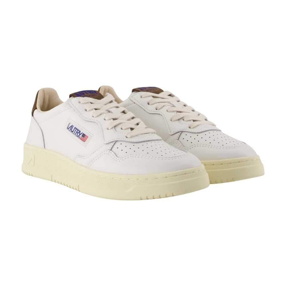 Sneakers Medalist Low - Autry - Leder - Weiß