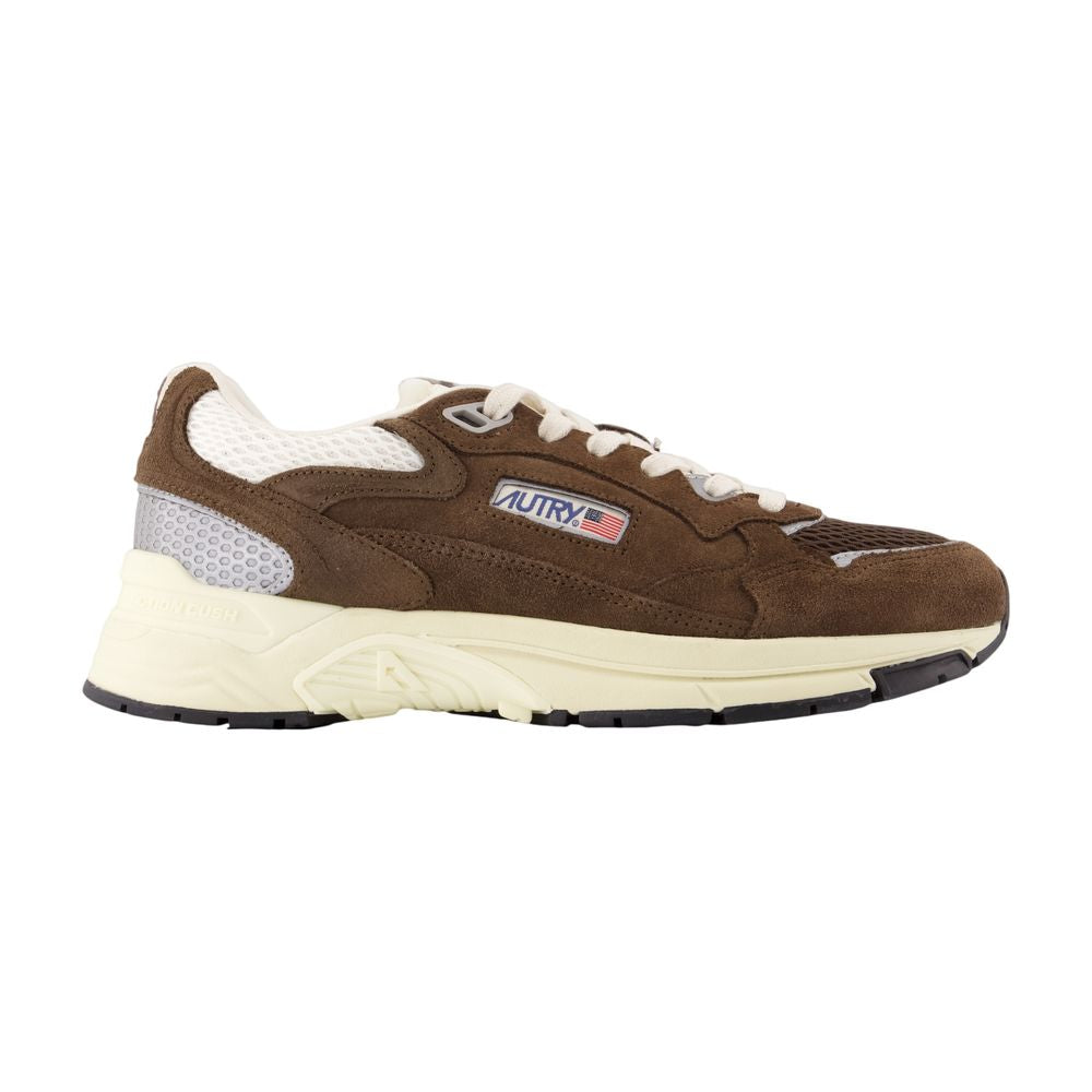 Hyperway Low Sneakers - Autry - Leder - Braun