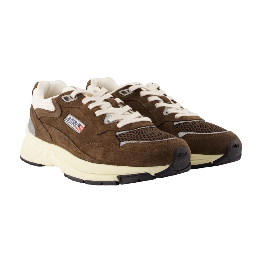 Hyperway Low Sneakers - Autry - Leder - Braun