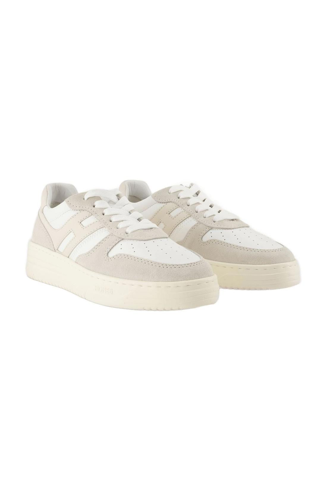 Hogan-H630 Sneakers - Hogan - White - Leather-Sneaker-Black-Deal-Outlet-by-ARCHIVIST