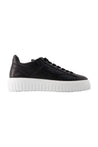 Hogan-Sneakers H-Stripes Allacciato - Hogan - Leder - Schwarz-Sneaker-Black-Deal-Outlet-by-ARCHIVIST