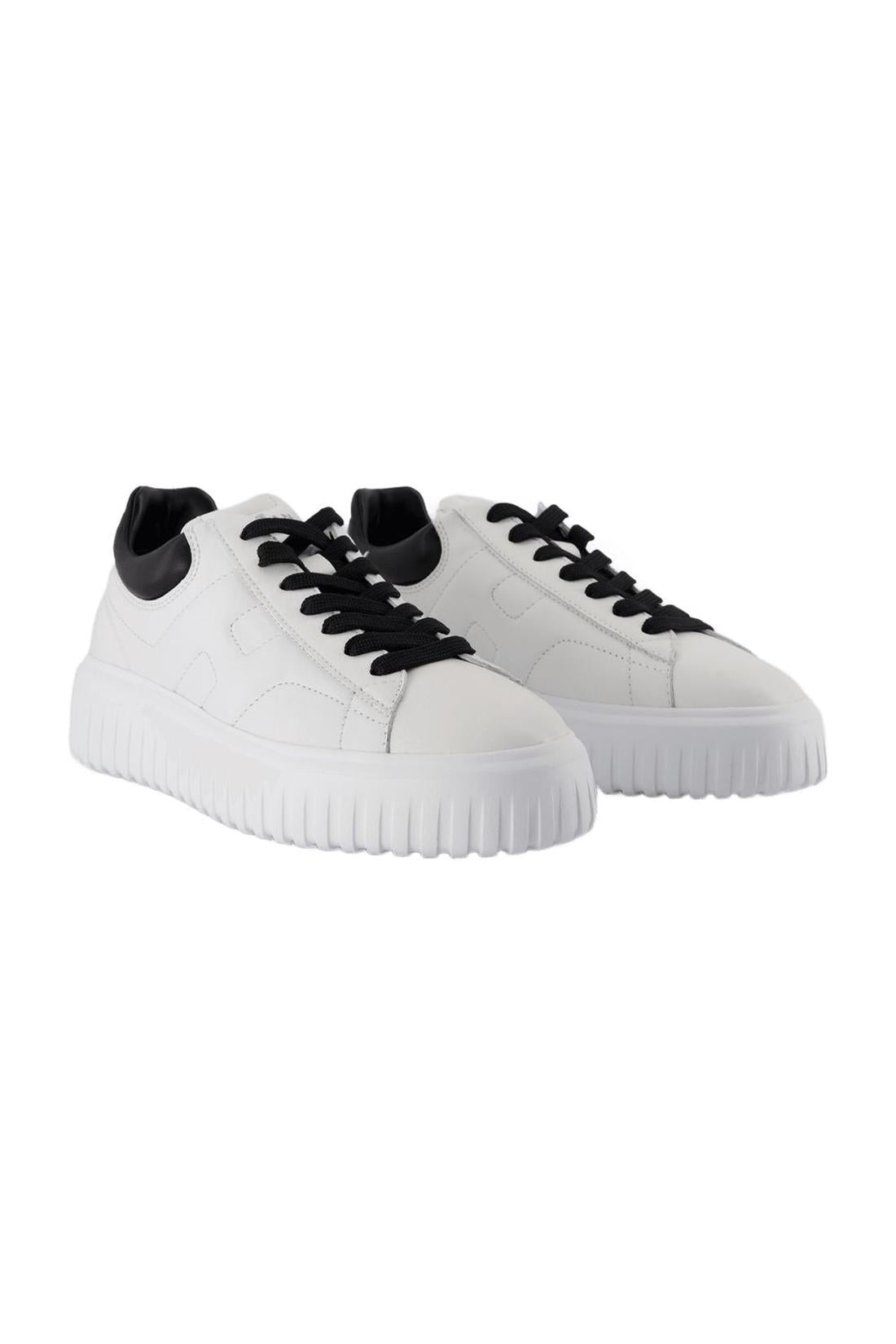 Hogan-Sneakers H Stripes - Hogan - Leder - Weiß-Sneaker-Black-Deal-Outlet-by-ARCHIVIST