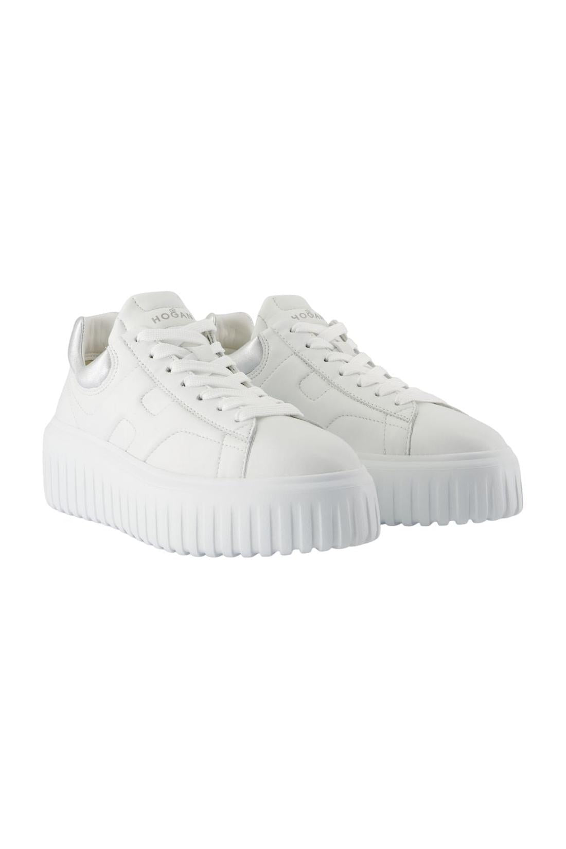 Hogan-Sneakers H Stripes - Hogan - Leder - Weiß-Sneaker-Black-Deal-Outlet-by-ARCHIVIST