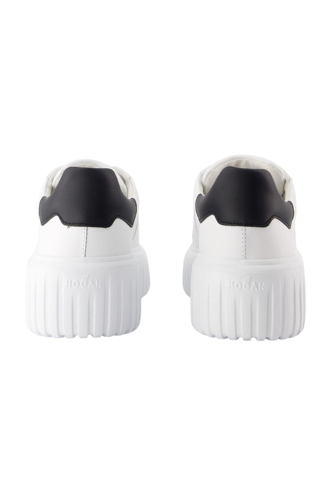 Hogan-Sneakers H-Stripes - Hogan - Leder - Weiß-Sneaker-Black-Deal-Outlet-by-ARCHIVIST