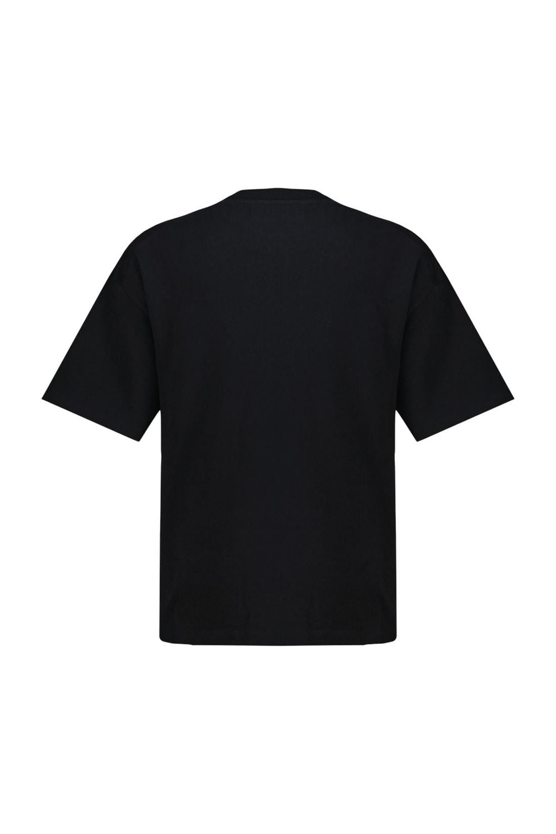 Jil Sander-T-Shirt Cn Ss - Jil Sander - Baumwolle - Schwarz-Shirts-Black-Deal-Outlet-by-ARCHIVIST