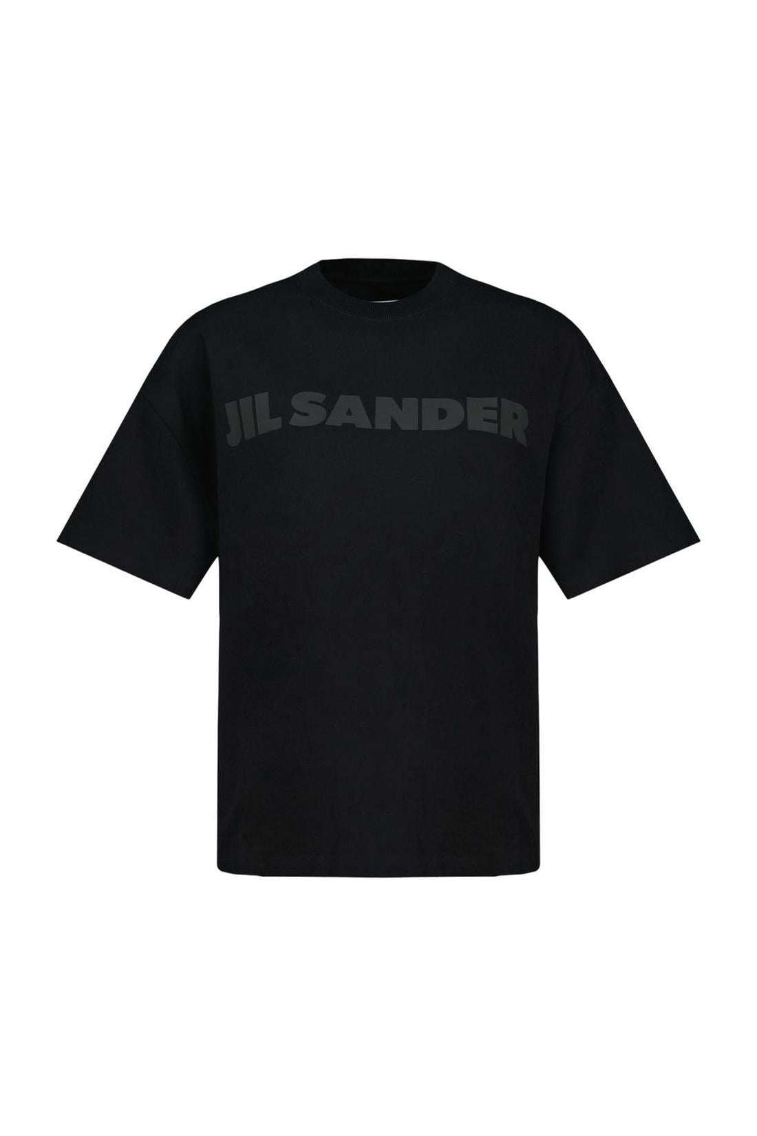 Jil Sander-T-Shirt Cn Ss - Jil Sander - Baumwolle - Schwarz-Shirts-Black-Deal-Outlet-by-ARCHIVIST