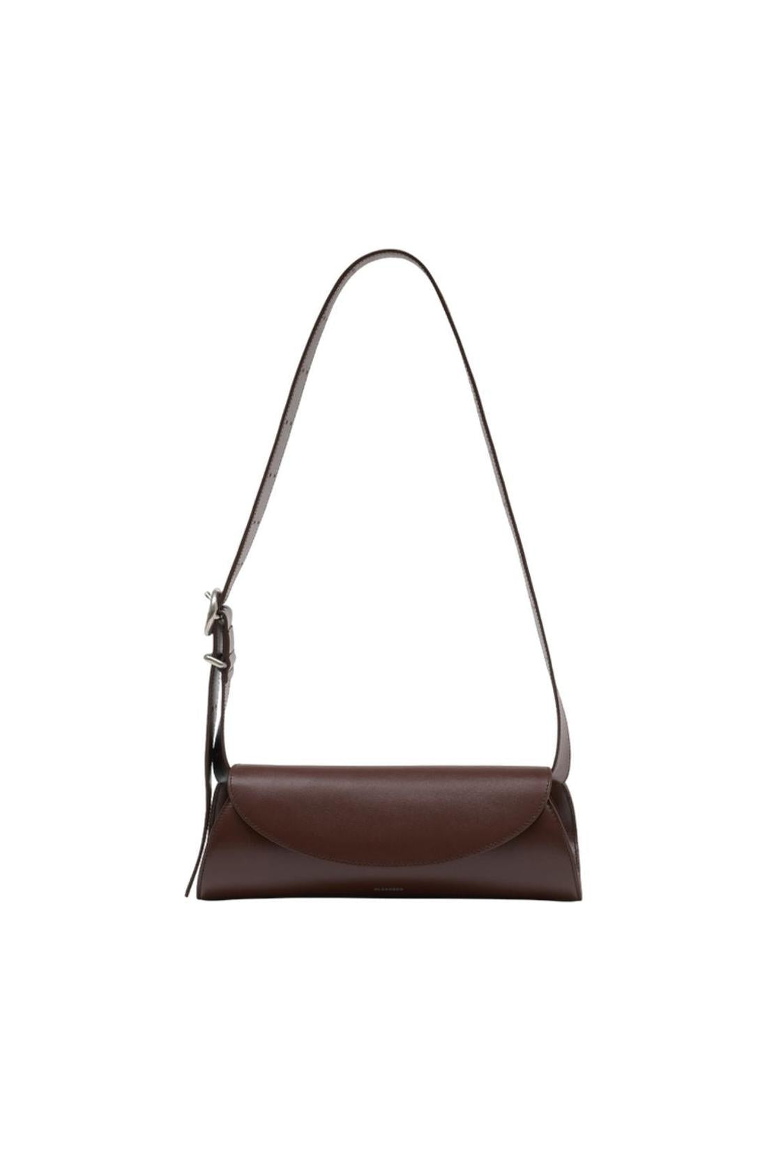 Cannolo Small Schultertasche - Jil Sander - Leder - Braun