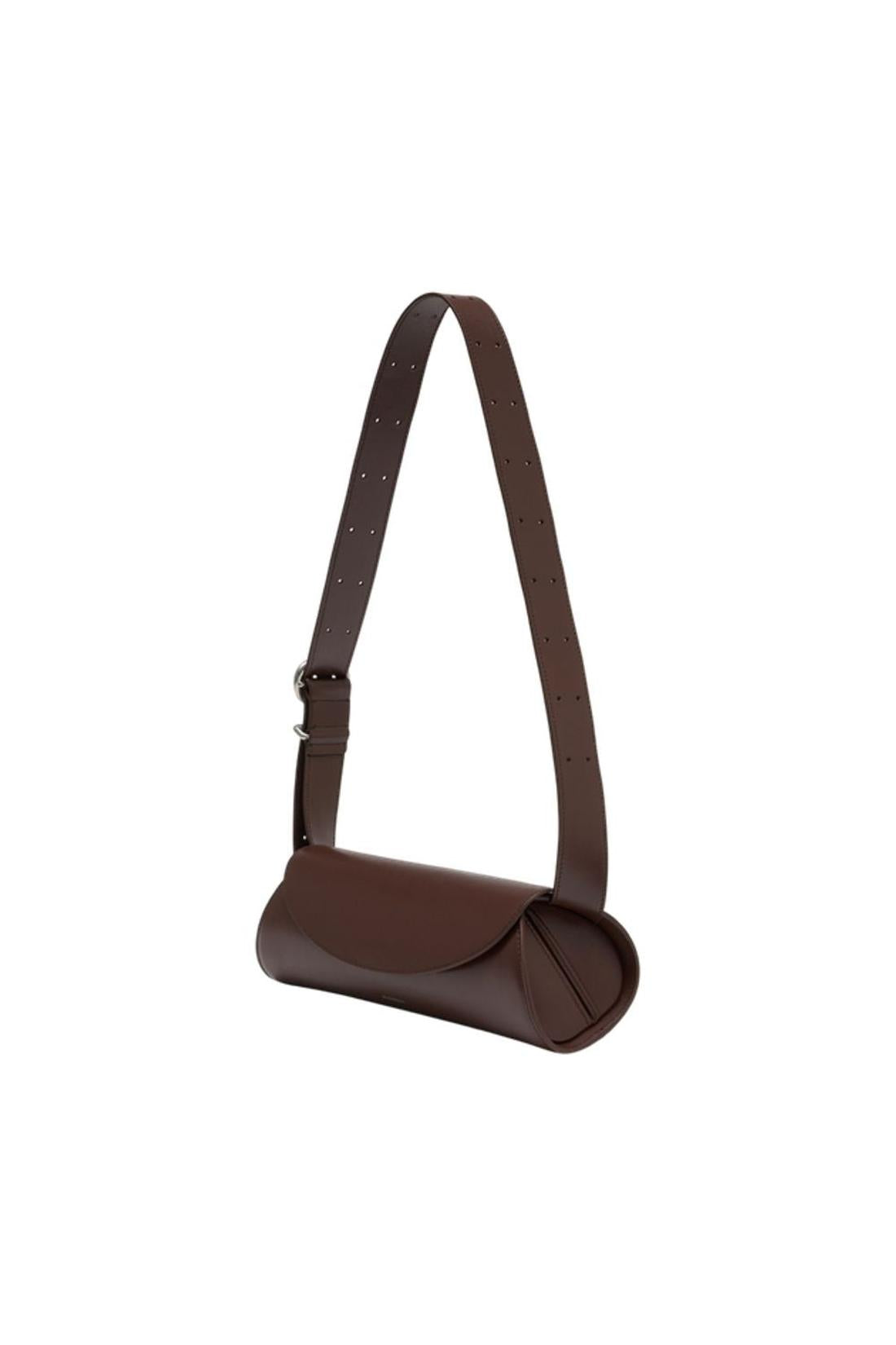 Cannolo Small Schultertasche - Jil Sander - Leder - Braun