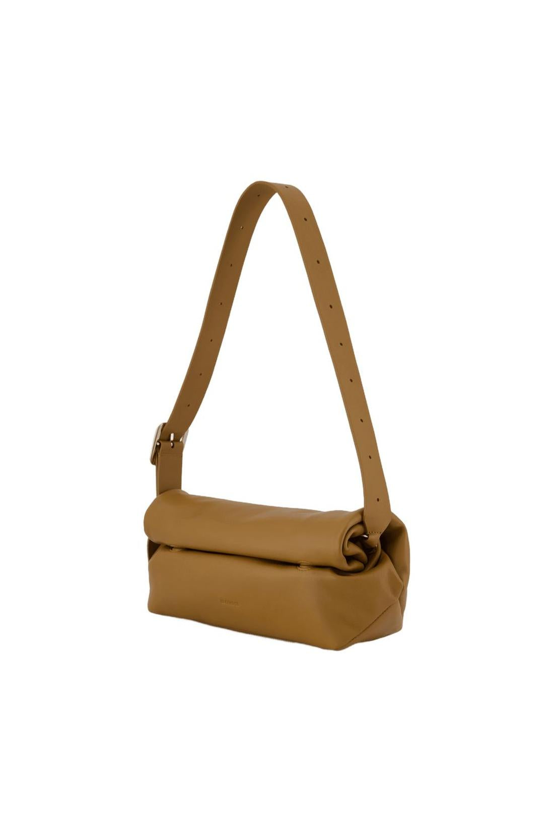 Rollup Small Square Belt Schultertasche - Jil Sander - Leder - Khaki