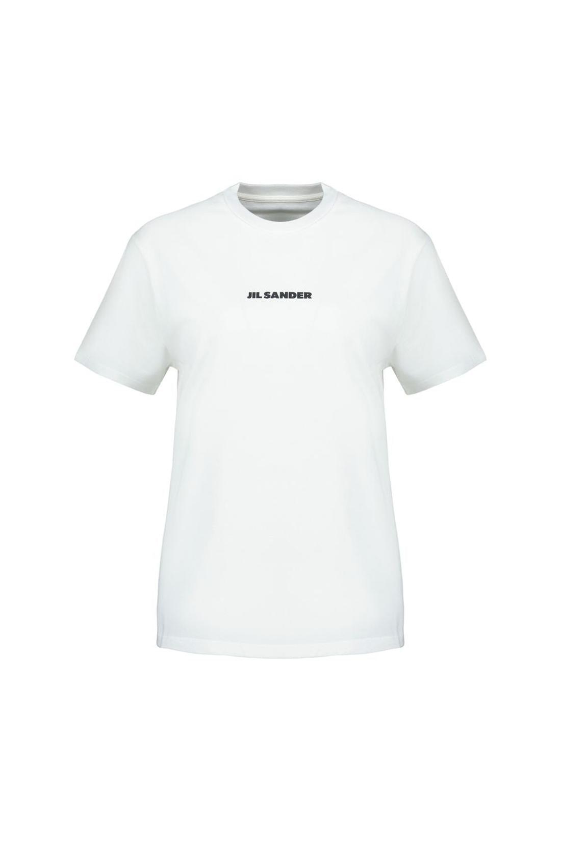 Cn Ss T-Shirt - Jil Sander - Baumwolle - Weiß