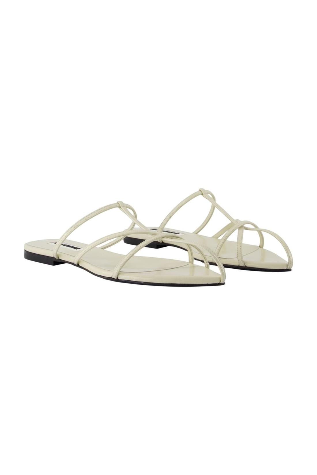 Sandalen - Jil Sander - Leder - Weiß-schuhe / flache-schuhe-Jil Sander-ARCHIVIST