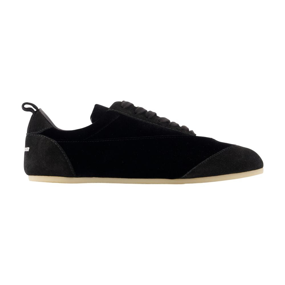 Etage Sneakers – Jil Sander – Leder – Schwarz