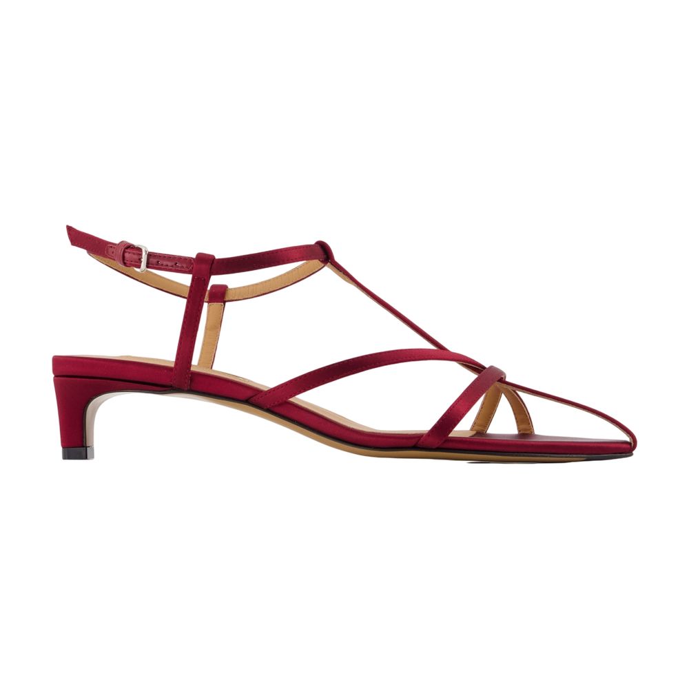 Cage-Sandalen – Jil Sander – Leder – Rot