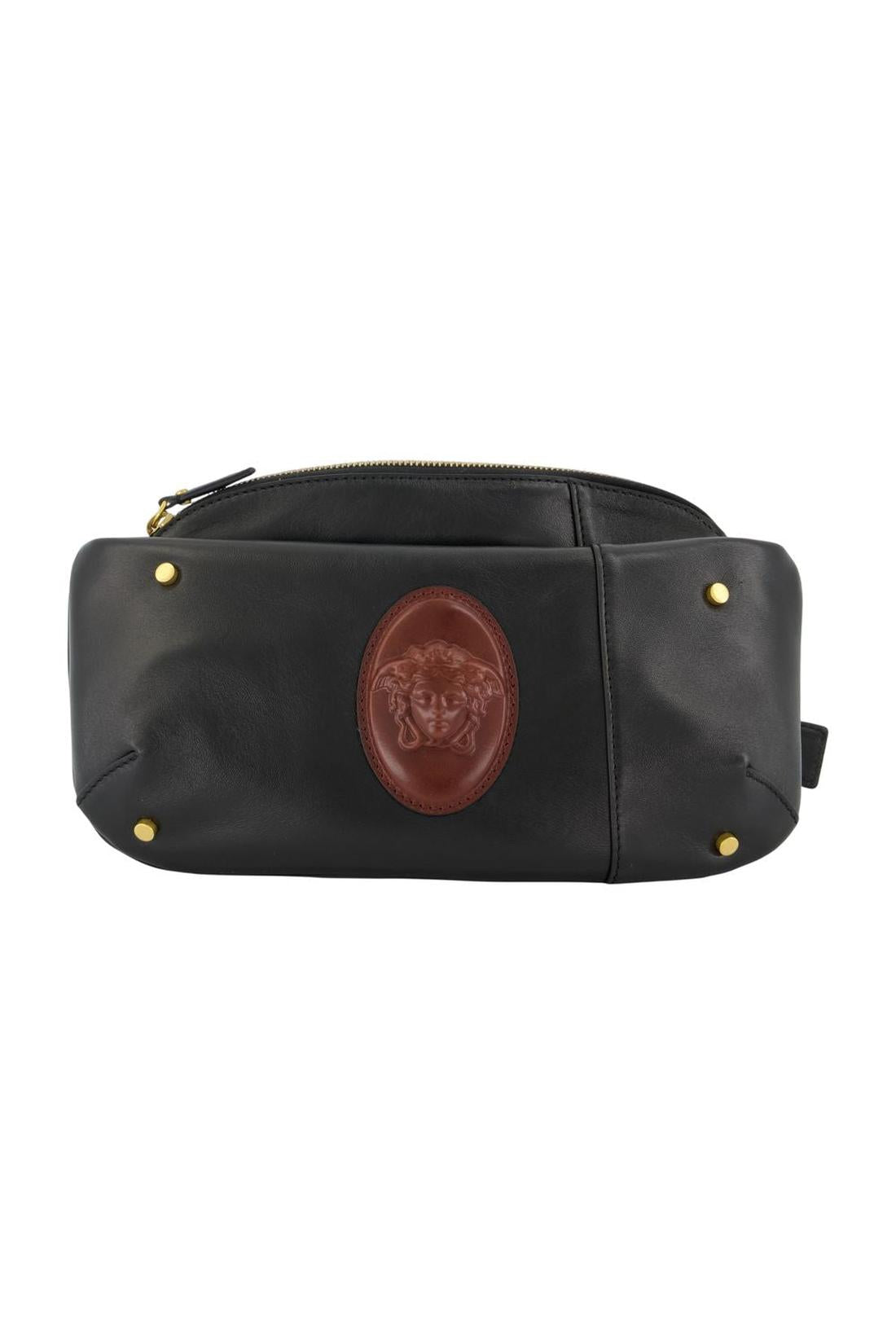 Gürteltasche Small Bum – Versace – Leder – Schwarz