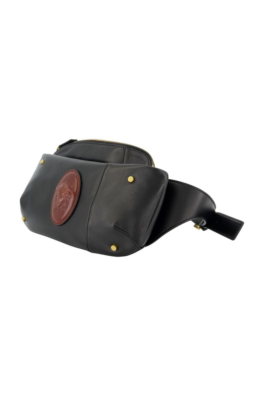 Gürteltasche Small Bum – Versace – Leder – Schwarz