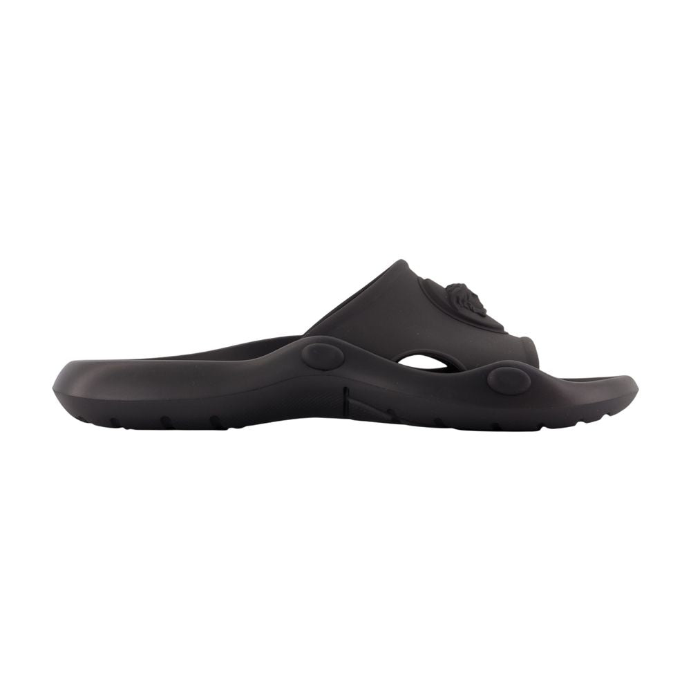 Sandalen - Versace - Synthetik - Schwarz