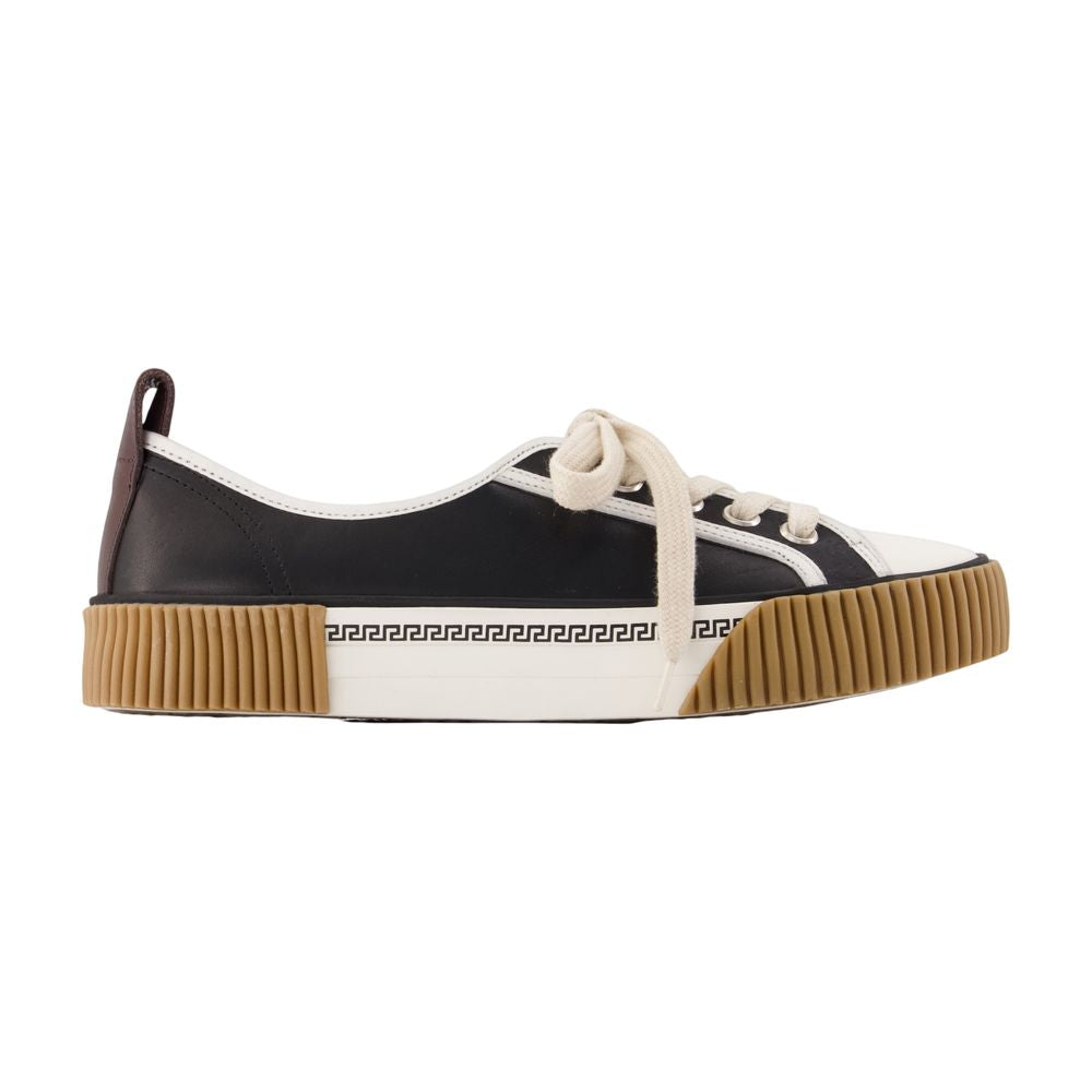 Sneakers - Versace - Leder - Schwarz
