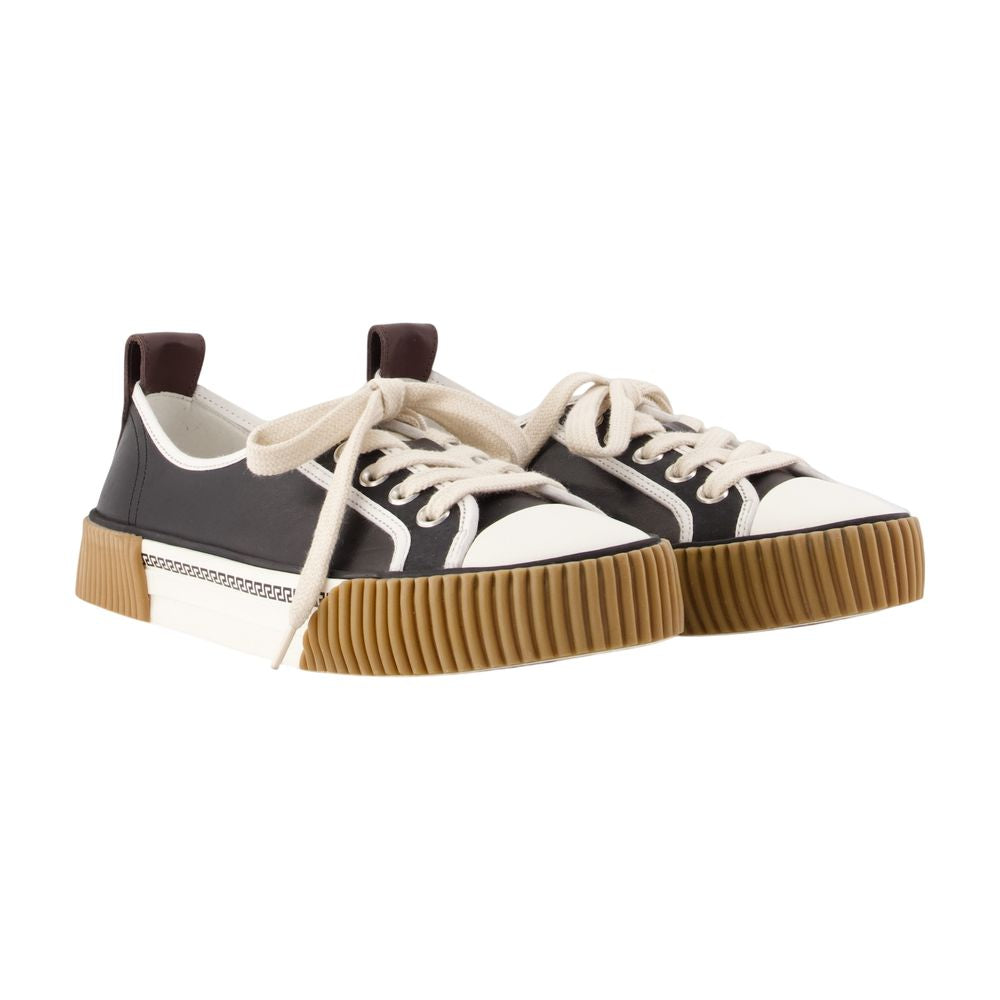 Sneakers - Versace - Leder - Schwarz