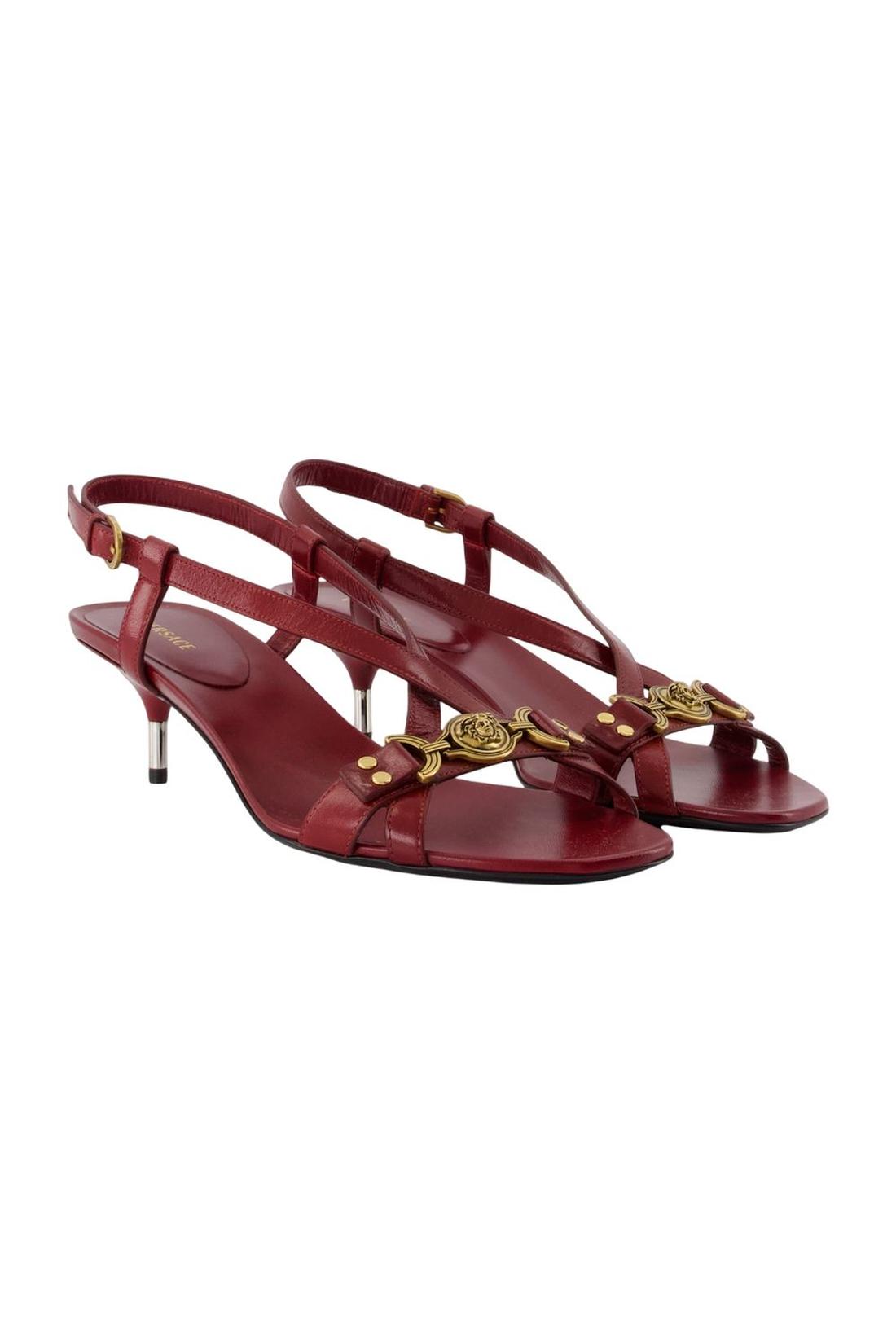 Pumps Größe 50 – Versace – Leder – Rot