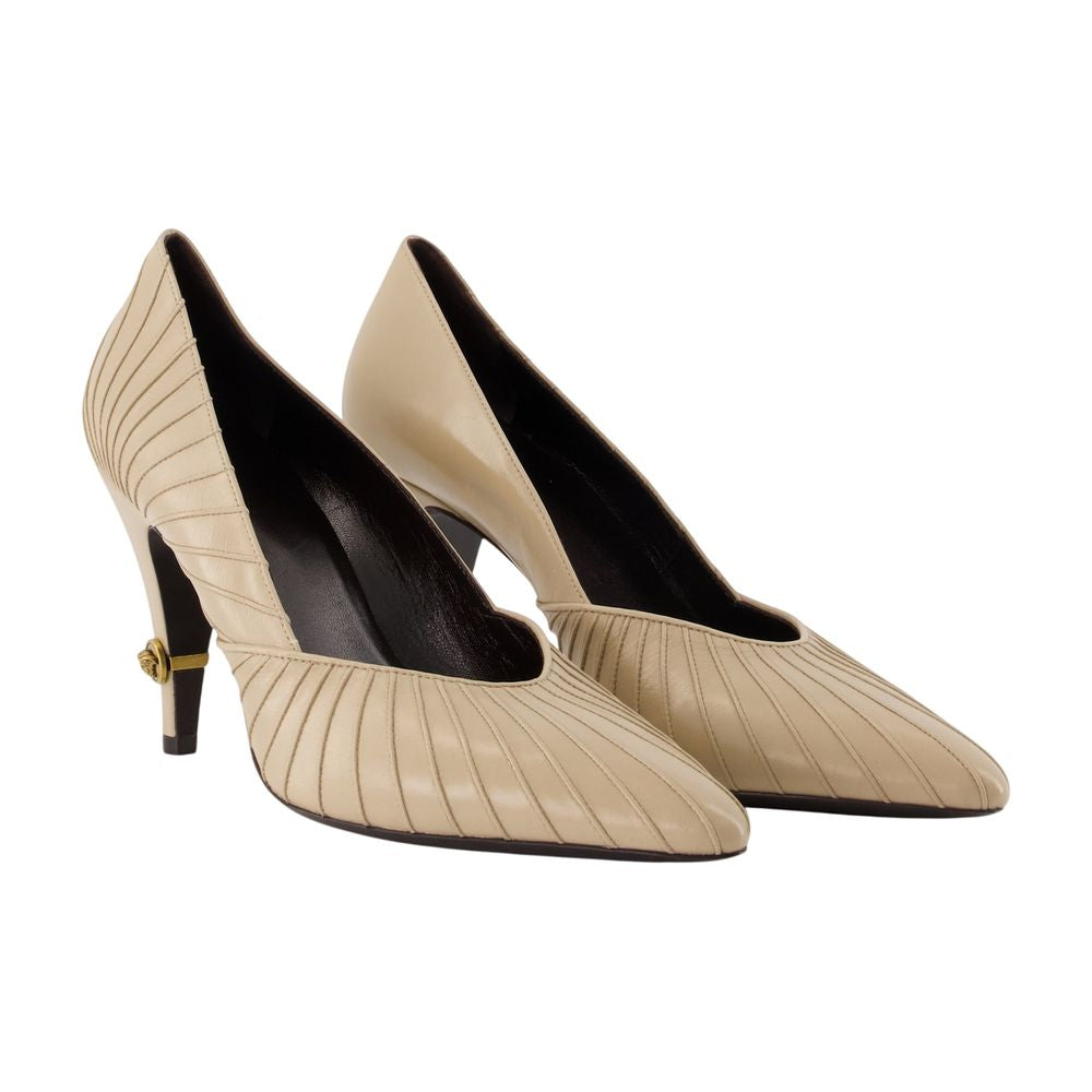Pumps T.90 – Versace – Leder – Elfenbein