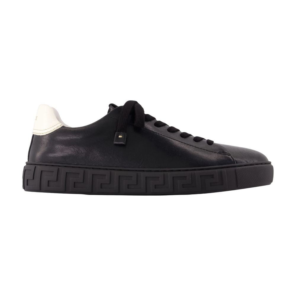 Sneakers - Versace - Leder - Schwarz