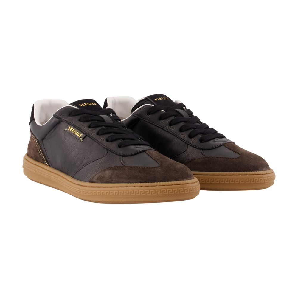 Sneakers - Versace - Leder - Schwarz