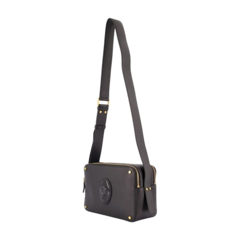Kameratasche – Versace – Leder – Schwarz