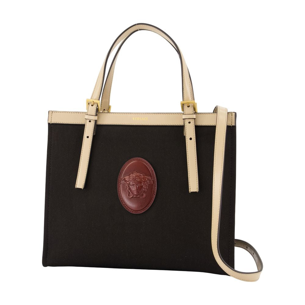 Einkaufstasche Medium – Versace – Leder – Schwarz
