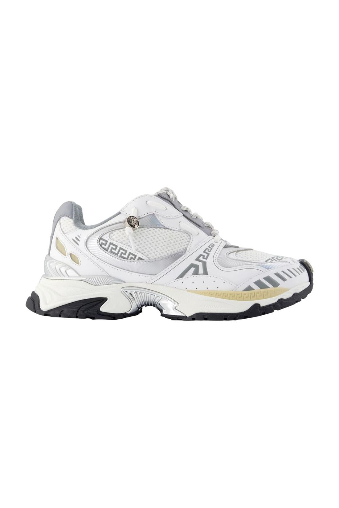 Sneakers - Versace - Leder - Weiß