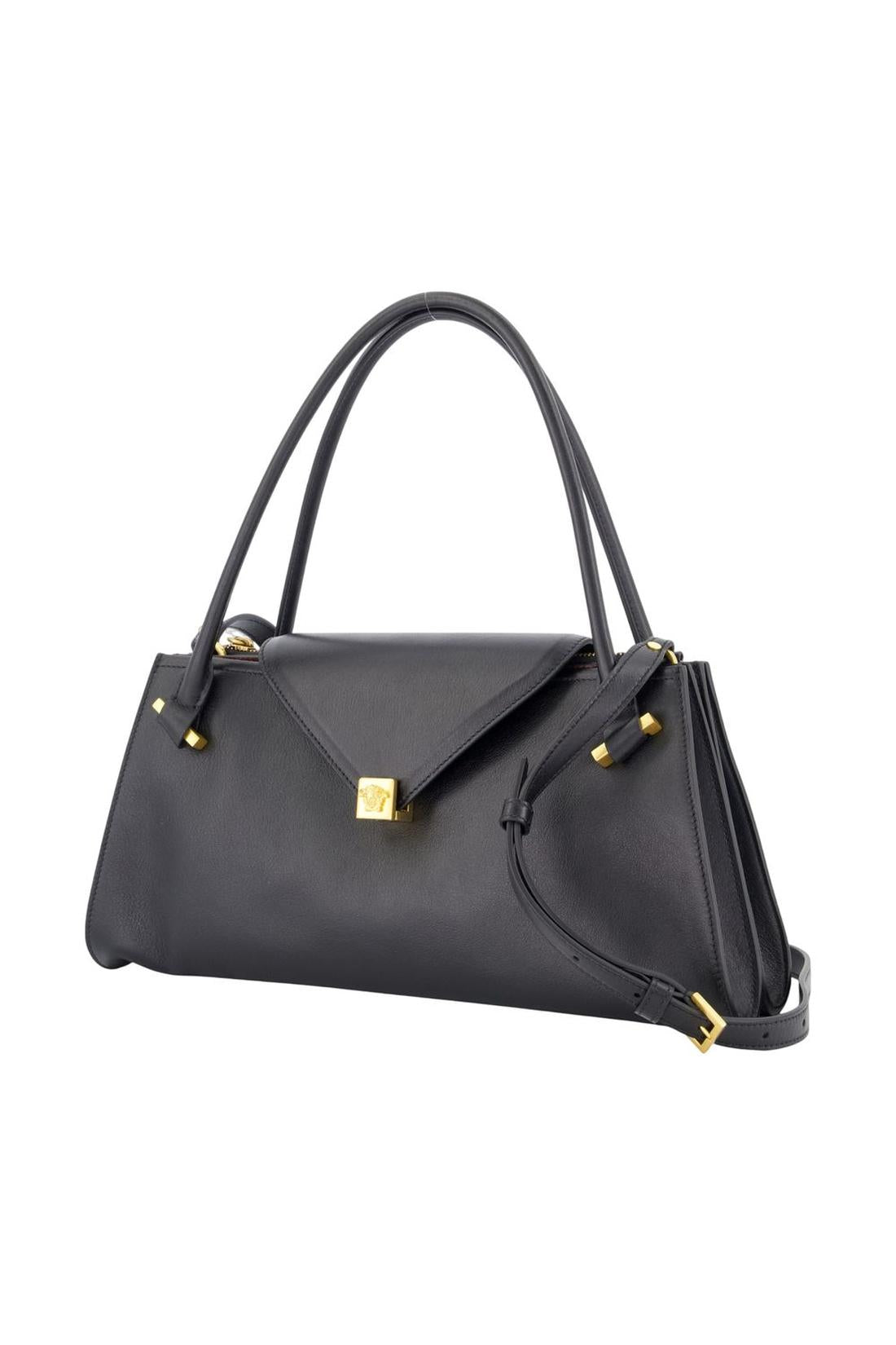 Handtasche Medium – „ Versace “ – Leder – Schwarz