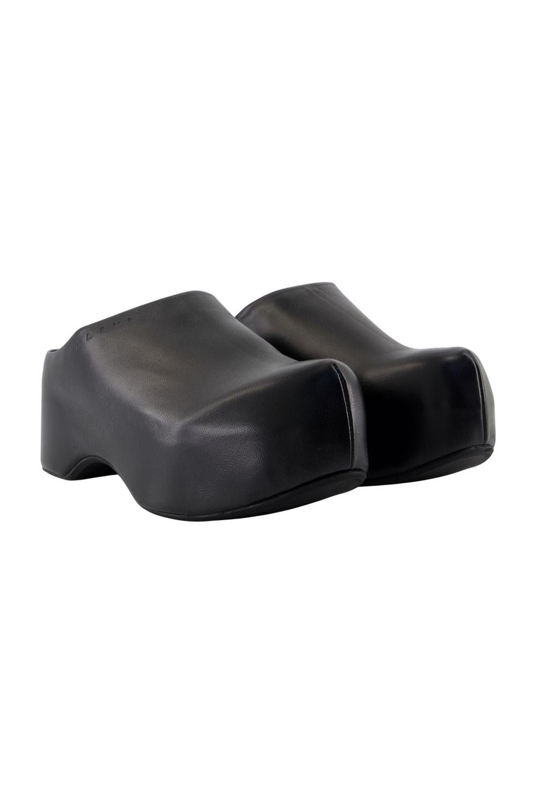 Marni-Sabot-Sandalen - Marni - Leder - Schwarz-schuhe / pantoletten-Black-Deal-Outlet-by-ARCHIVIST