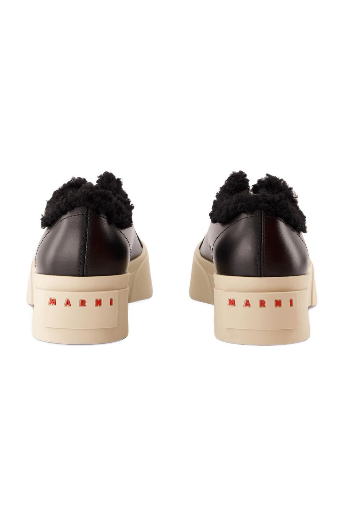 Sneakers Lace Pablo - Marni - Leather - Black