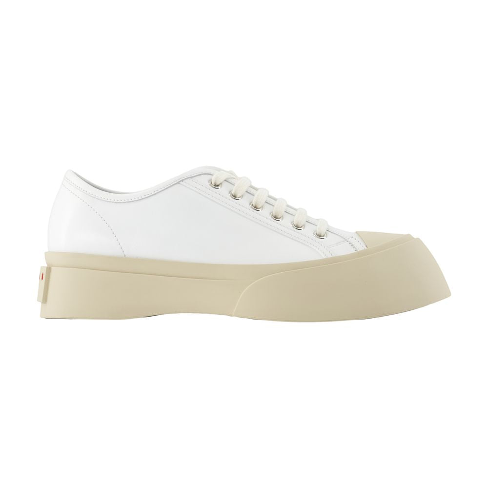 Sneakers - Marni - Leder - Weiß