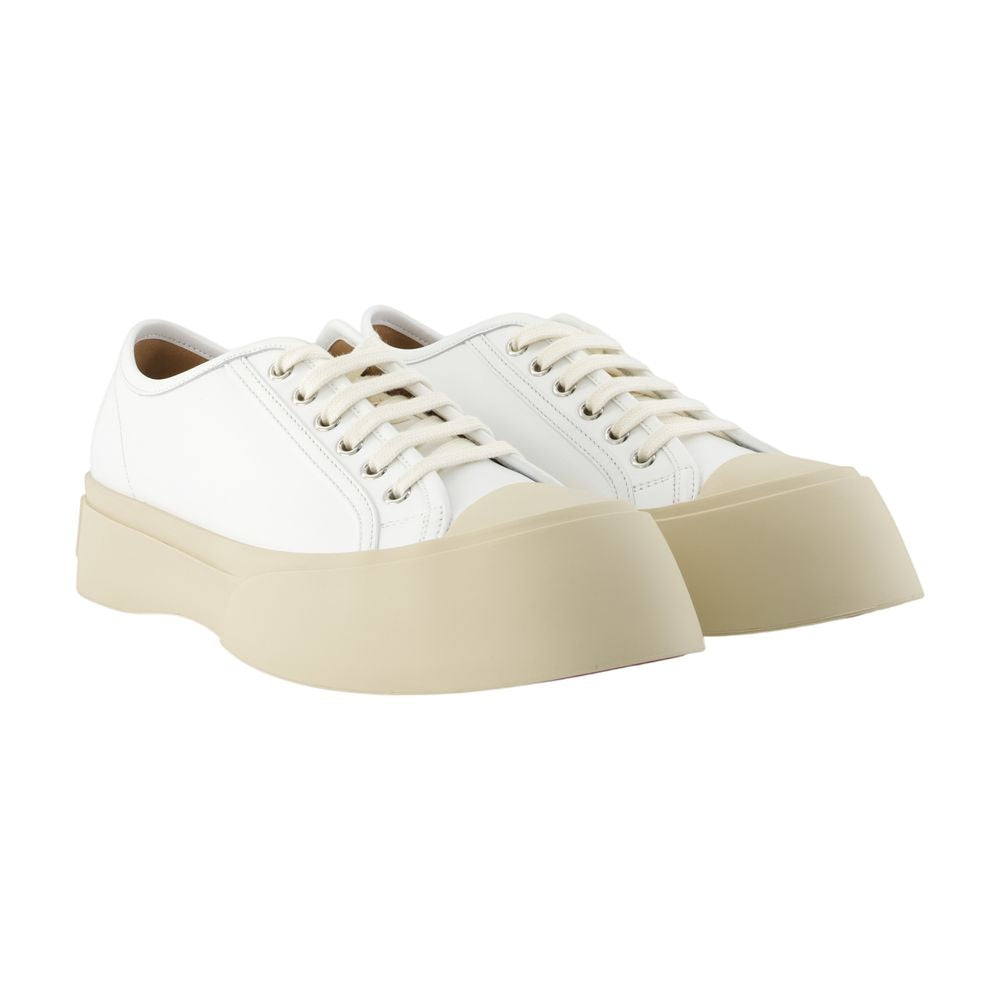 Sneakers - Marni - Leder - Weiß