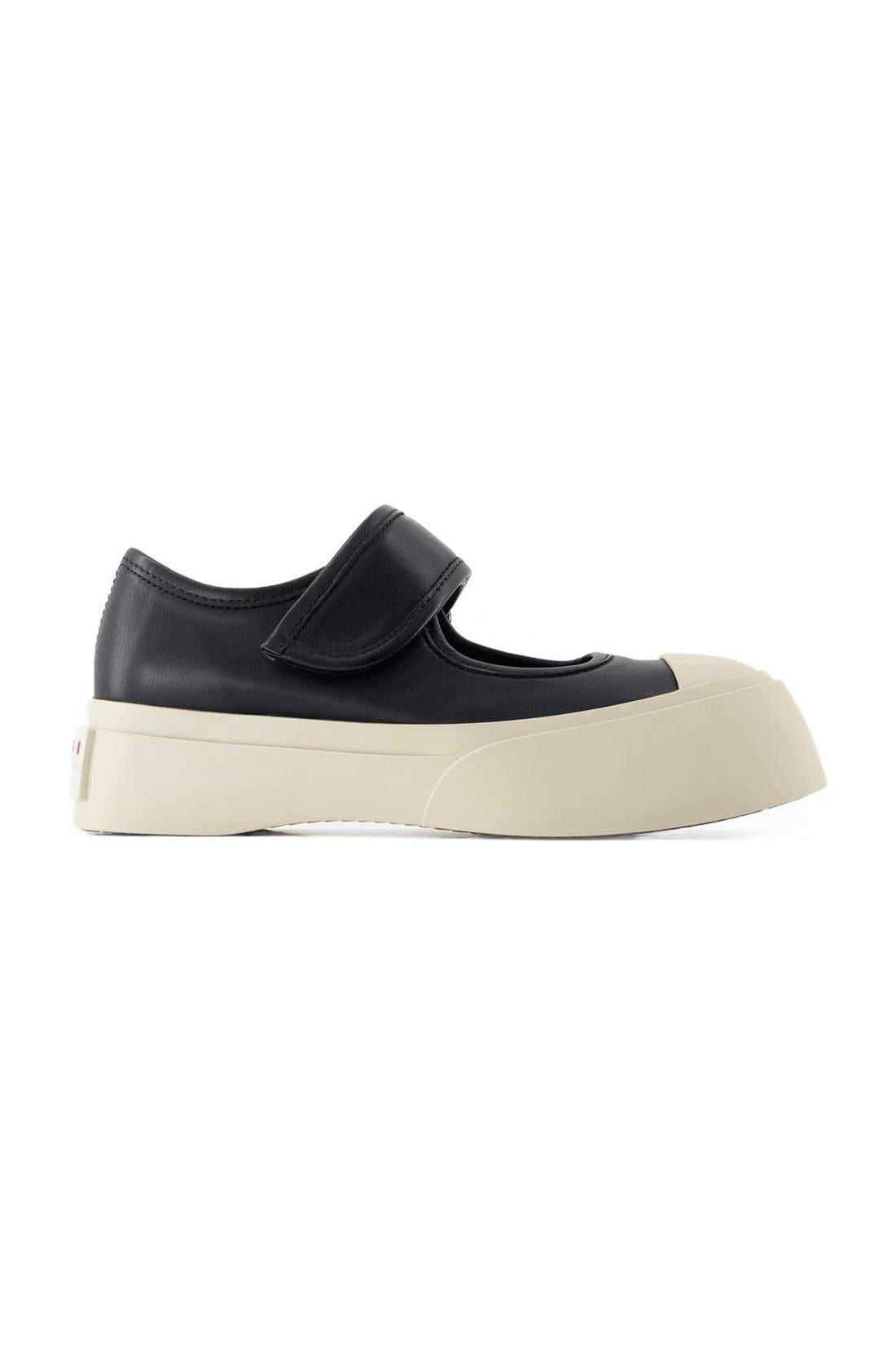 Marni-Mary Jane Sneakers - Marni - Leder - Schwarz-schuhe / flache-schuhe-Black-Deal-Outlet-by-ARCHIVIST